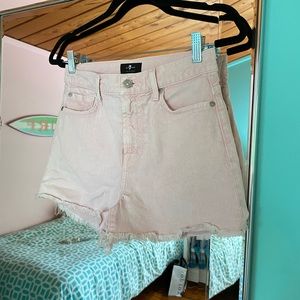 Pink shorts. Size 26 for all man kind
